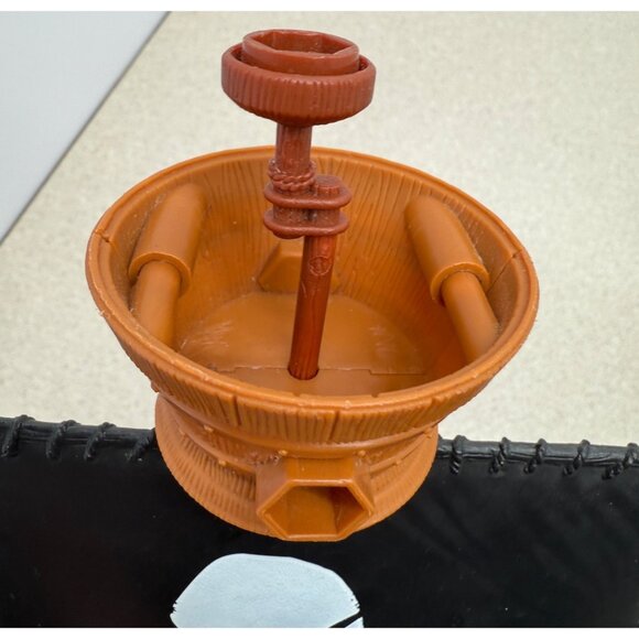 Matchbox Mega Rig Pirate Ship Replacement Sails Masts Set With Crows Nest 2009 - Picture 6 of 6